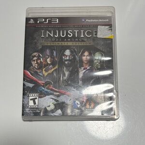 Sony PS3 Injustice: Gods Among Us Ultimate Edition - Black and Gray